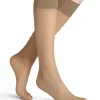 FALKE Pure Matt 20 DEN dames kniekousen, beige (powder)