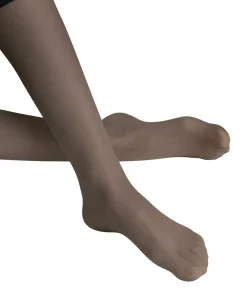 FALKE Pure Matt 20 DEN dames kniekousen, zwart (black)