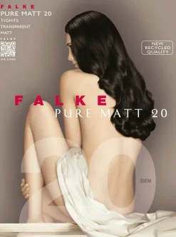 FALKE Pure Matt 20 DEN dames panty, black