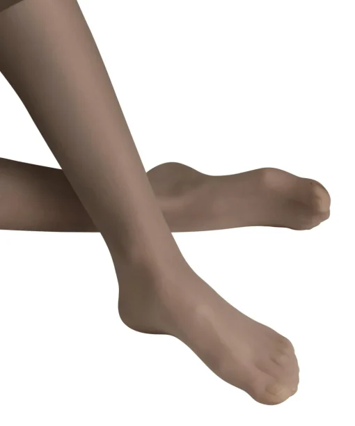 FALKE Pure Matt 20 DEN dames kniekousen, bruin (brenda)