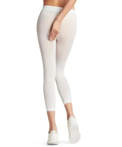 FALKE Pure Matt 50 DEN dames Capri, wit (white)