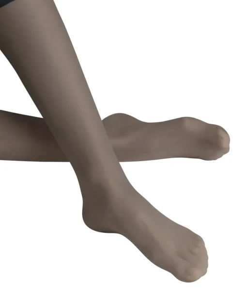 FALKE Pure Matt 20 DEN dames kniekousen, antraciet grijs (graphite)