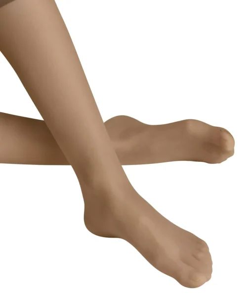 FALKE Pure Matt 20 DEN dames kniekousen, beige (sun)