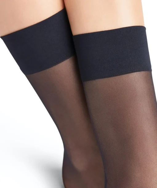 FALKE Pure Matt 20 DEN dames sokjes, marine blauw (marine)