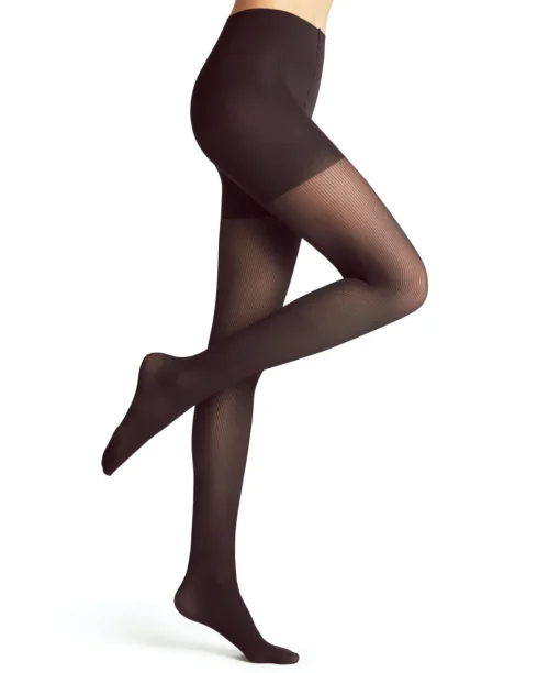 FALKE Rib Shaping 50 DEN dames panty, barolo