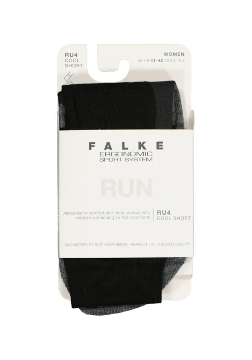FALKE RU4 Cool Short dames hardloopsokken, zwart (black-mix)