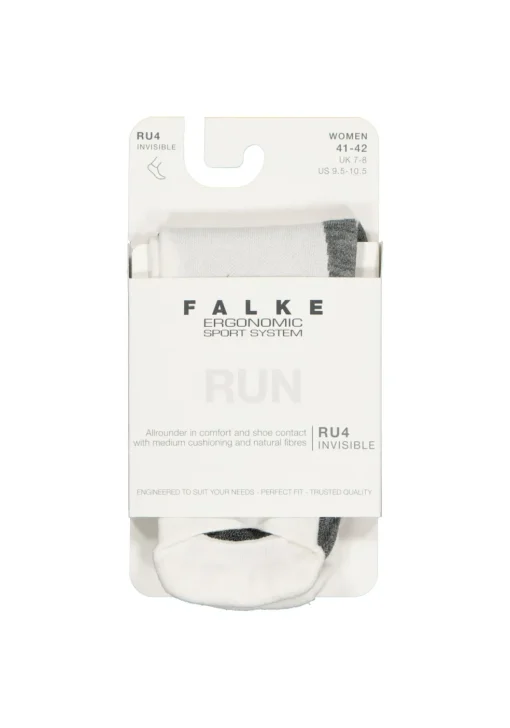 FALKE RU4 invisible dames hardoopsokken, wit (white-mix)