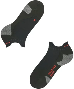 FALKE RU5 Race Invisible heren running kousenvoetjes, zwart (black-mix)