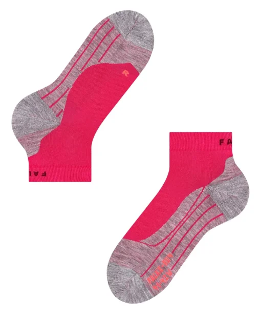 FALKE RU4 Short dames hardloopsokken, roze-mix (rose)