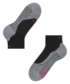FALKE RU4 Short dames hardloopsokken, zwart (black-mix)