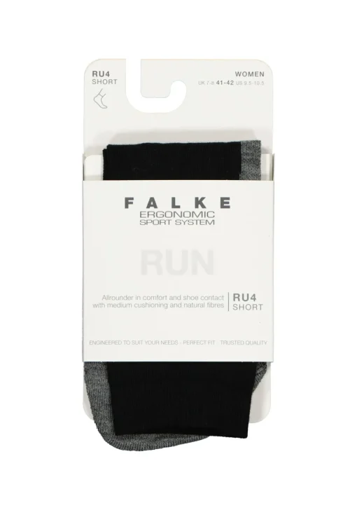 FALKE RU4 Short dames hardloopsokken, zwart (black-mix)
