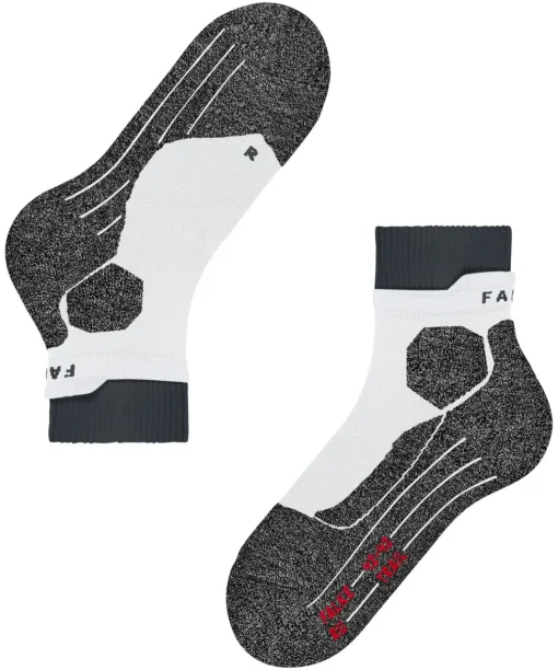 FALKE RU Trail heren running sokken, wit (white)