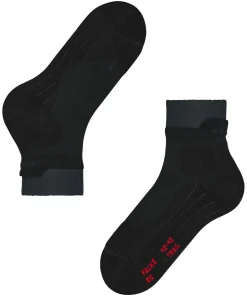 FALKE RU Trail heren running sokken, zwart (black)