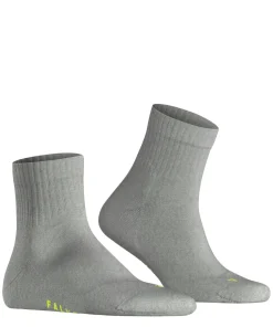 FALKE Run Rib unisex sokken kort, grijs (light grey)