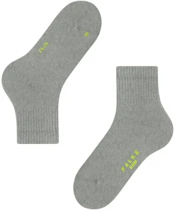 FALKE Run Rib unisex sokken kort, grijs (light grey)