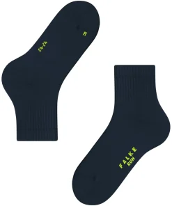 FALKE Run Rib unisex sokken kort, marine blauw (marine)