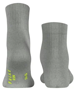 FALKE Run Rib unisex sokken kort, grijs (light grey)