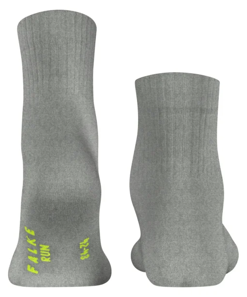 FALKE Run Rib unisex sokken kort, grijs (light grey)