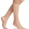 FALKE Seidenglatt 15 DEN dames kniekousen, beige (cocoon)