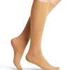 FALKE Seidenglatt 40 DEN dames kniekousen, beige (powder)