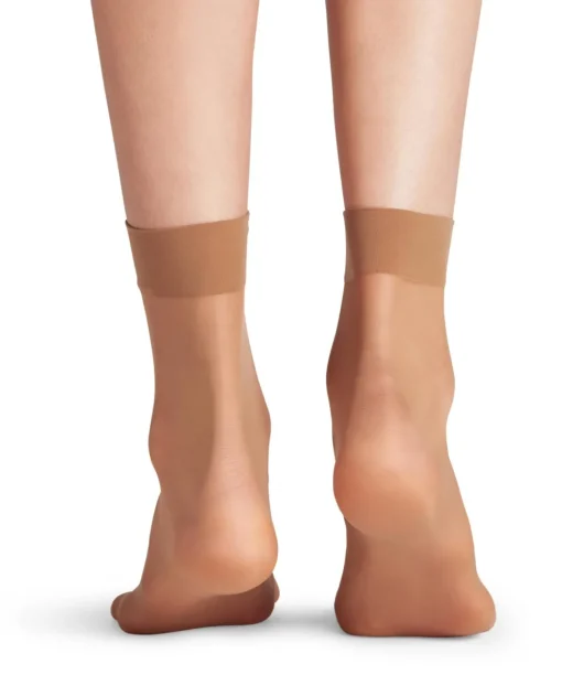 FALKE Seidenglatt 15 DEN dames sokjes, beige (sun)