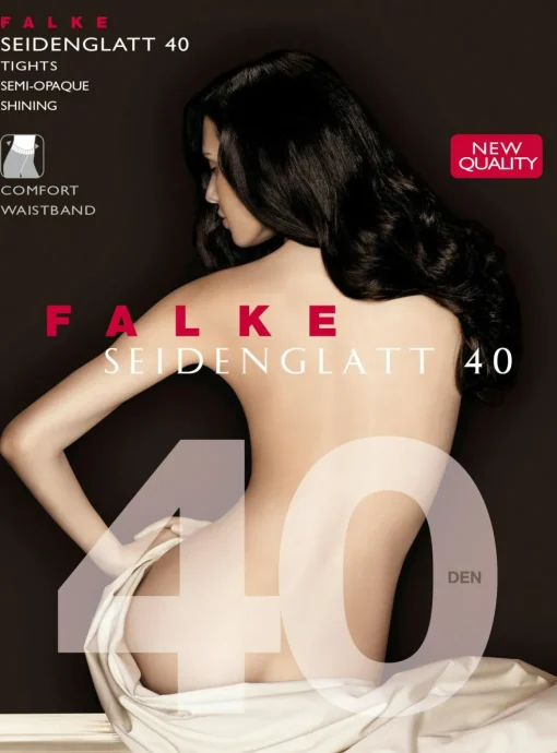 FALKE Seidenglatt 40 DEN dames panty, powder