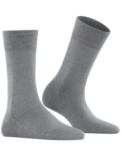 FALKE Sensitive Berlin damessokken, grijs (light grey mel.)