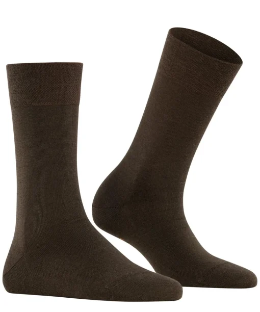 FALKE Sensitive Berlin damessokken, bruin (dark brown)