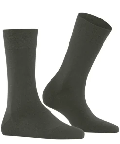 FALKE Sensitive Berlin damessokken, olijfgroen (military)