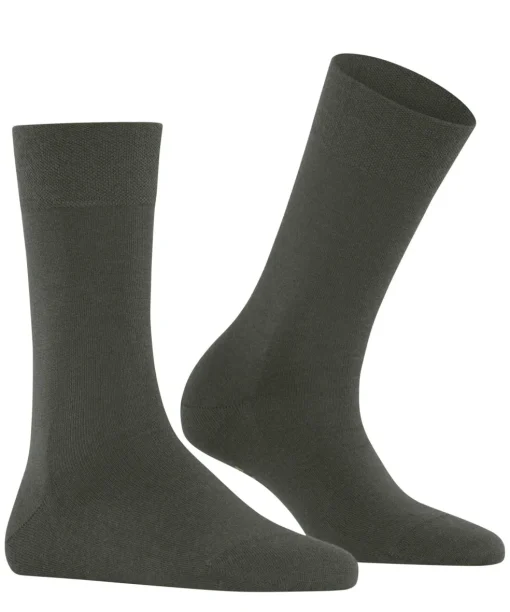 FALKE Sensitive Berlin damessokken, olijfgroen (military)