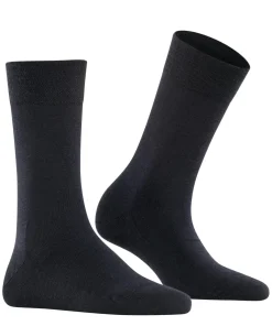 FALKE Sensitive Berlin damessokken, donkerblauw (dark navy)