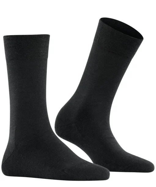 FALKE Sensitive Berlin damessokken, zwart (black)