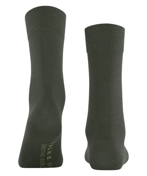 FALKE Sensitive Berlin damessokken, olijfgroen (military)