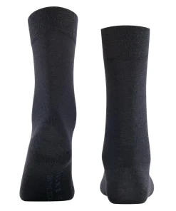 FALKE Sensitive Berlin damessokken, donkerblauw (dark navy)
