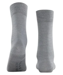 FALKE Sensitive Berlin damessokken, grijs (light grey mel.)