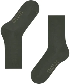 FALKE Sensitive Berlin damessokken, olijfgroen (military)