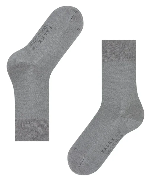 FALKE Sensitive Berlin damessokken, grijs (light grey mel.)
