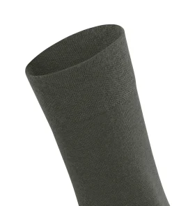 FALKE Sensitive Berlin damessokken, olijfgroen (military)
