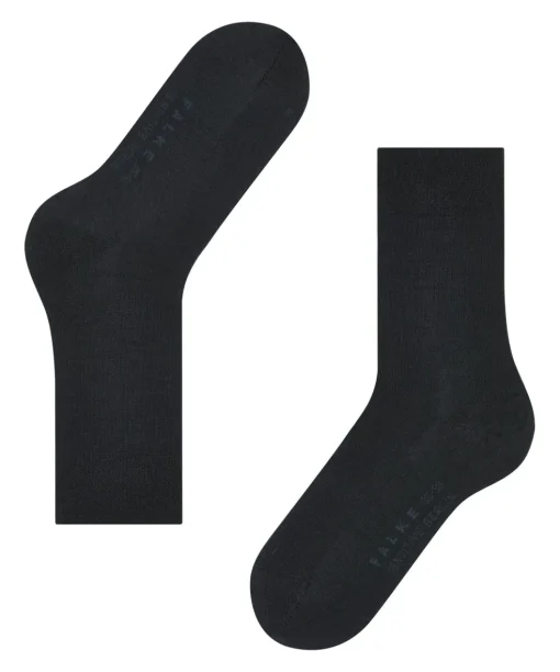 FALKE Sensitive Berlin damessokken, donkerblauw (dark navy)