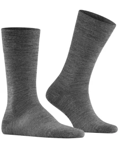 FALKE Sensitive Berlin herensokken, grijs (dark grey)