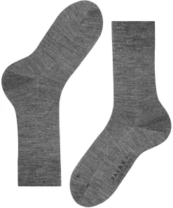 FALKE Sensitive Berlin herensokken, grijs (dark grey)