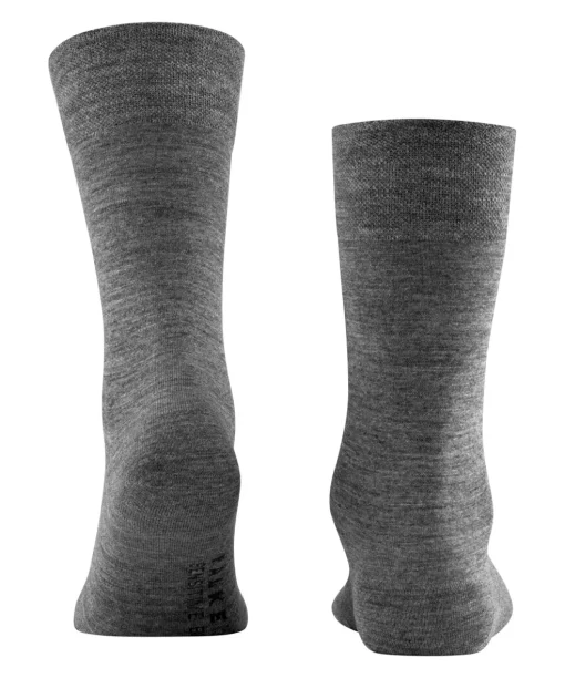 FALKE Sensitive Berlin herensokken, grijs (dark grey)