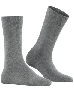 FALKE Sensitive London damessokken, grijs (light greymel.)