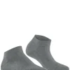 FALKE Sensitive London dames sneakersokken, grijs (light greymel.)