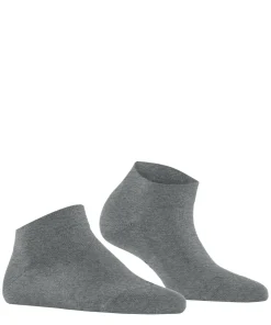 FALKE Sensitive London dames sneakersokken, grijs (light greymel.)