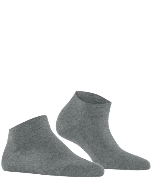 FALKE Sensitive London dames sneakersokken, grijs (light greymel.)
