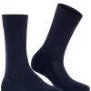 FALKE Sensitive London damessokken, donkerblauw (dark navy)