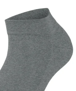 FALKE Sensitive London dames sneakersokken, grijs (light greymel.)