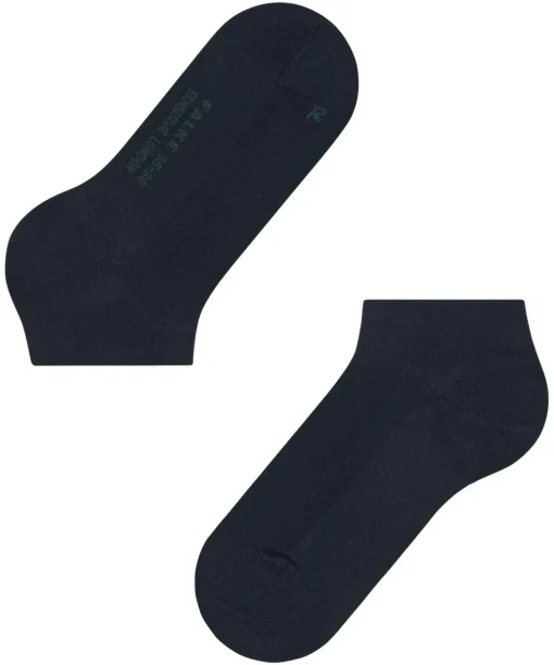 FALKE Sensitive London dames sneakersokken, donkerblauw (dark navy)