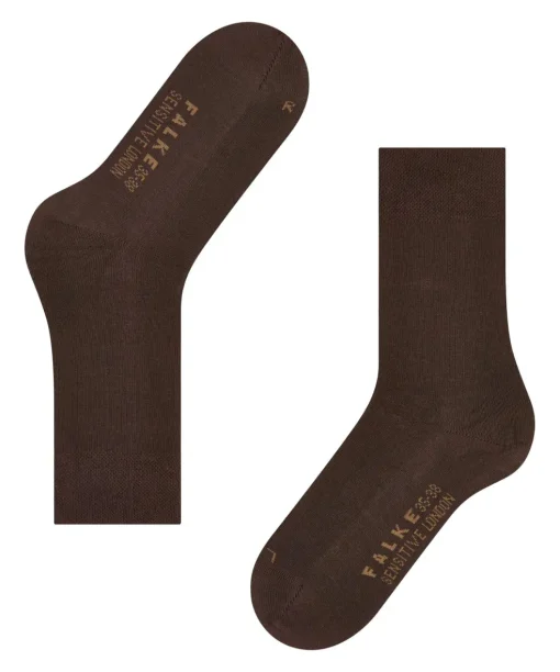 FALKE Sensitive London damessokken, bruin (dark brown)